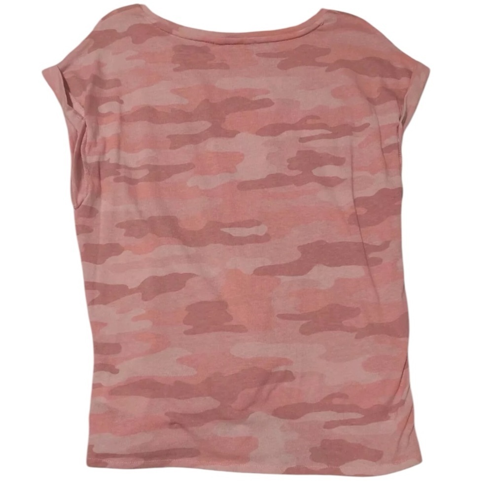 Lucky Brand Womens Camo Tie-Front Shirt - Picture 3 of 3